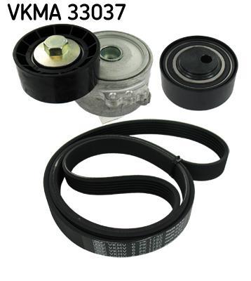 Kit de courroie d'accessoire (Courroie d’alternateur) SKF ref. VKMA 33037